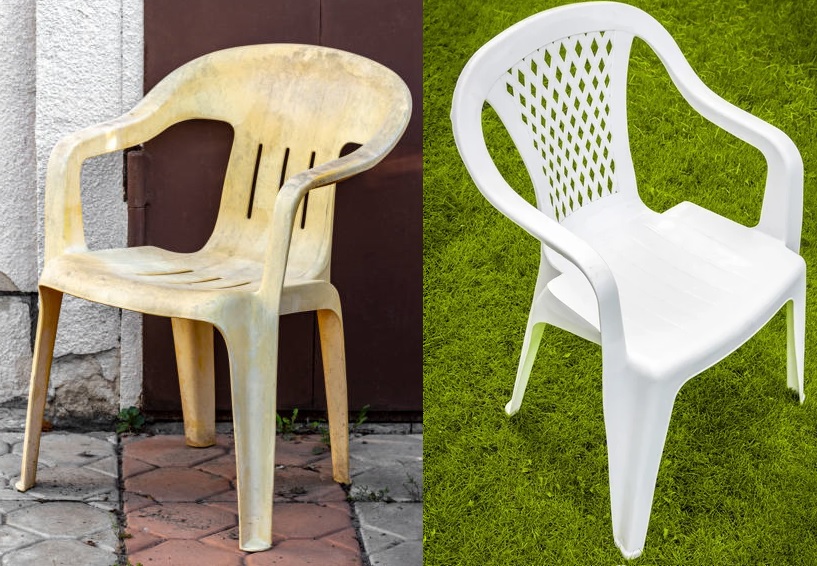 Varázsold újjá ezzel a trükkel régi, beszürkült műanyag kerti bútoraidat!